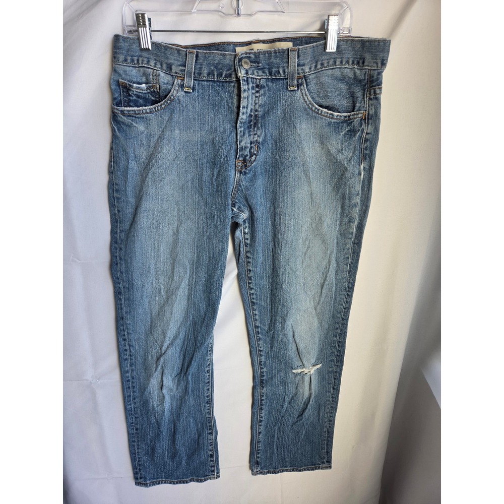 Gap Pencil Cut Jeans Women  Blue Medium Wash Slim Mid Rise Straight